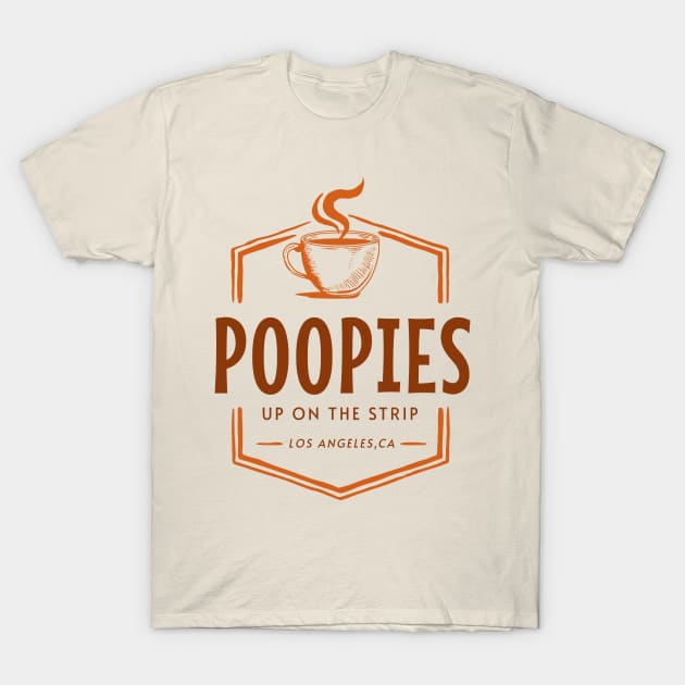 Poopies Up On The Strip T-Shirt by Friend Gate